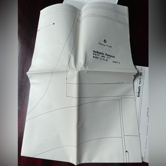 Vintage Authentic Patterns Inc Square Dancing Dress Pattern Sizes 12-14-16 #317 - Picture 8 of 8